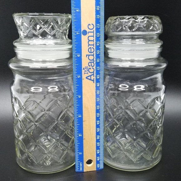 Vintage 1984 Planters Peanuts Jars Mr Peanut Glass - Picture 9 of 9